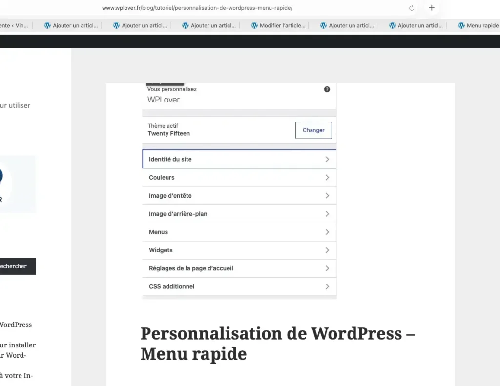 5 les articles ont à présent une adresse web plus logique (seo friendly)